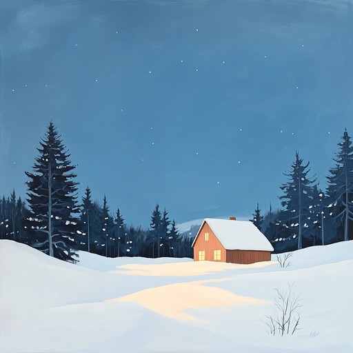 This piece captures the essence of a tranquil winter evening, where soft piano melodies echo the serene and contemplative nature of the holiday season. Delicate harmonies and subtle dynamics evoke a sense of nostalgia and warmth, making it perfect for quiet moments by the fire or a reflective winter walk.