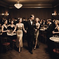 urban nightlife meets vintage cabaret charm