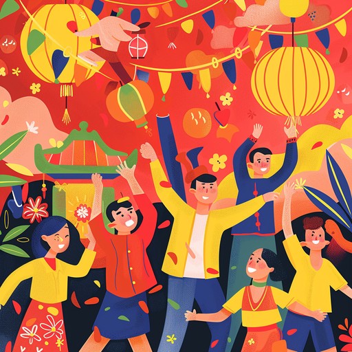 Immerse in the lively energy of a global festival with this track, featuring joyous rhythms and melodies from various world cultures. The dynamic beats and infectious joy encapsulate the spirit of worldwide unity and celebration, making it the perfect backdrop for any festive or cultural gathering.