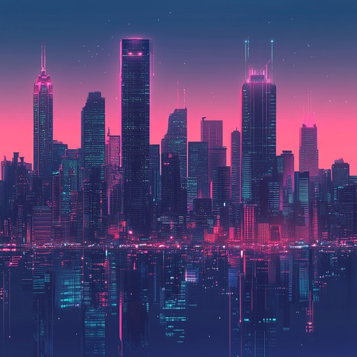 Experience the electric pulse and dynamic rhythms of a synthwave track that takes you through glowing city skylines. This piece captures the essence of vibrant nights and futuristic nostalgia.