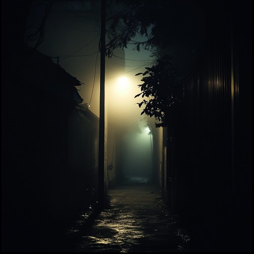 Dive into the shadows with this haunting trap composition. Dark, eerie basslines echo through sinister beats, creating an atmosphere of tension and unease. This track is perfect for setting a mysterious and ominous mood, capturing the essence of dark alleyways and hidden threats.