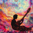 an ethereal journey blending sitar melodies with psychedelic soundscapes