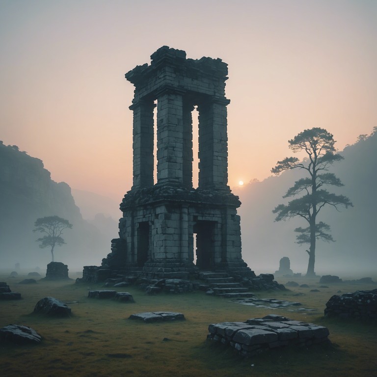 This composition uses sweeping orchestral movements to evoke the timeless majesty and mystery of ancient civilizations. The song intricately blends strings with ethereal pads to create a landscape that is both vast and intimate, guiding the listener through forgotten temples and lush, mythical gardens.