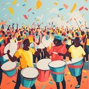 a lively instrumental embodying the spirit of carnival rhythms.