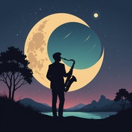 sultry saxophone tones under moonlit skies