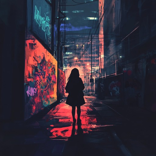 The track blends aggressive synths with heavy basslines and syncopated beats to evoke a sense of rebellion in the heart of london's urban environment. The use of distorted electronic sounds creates a tense and defiant atmosphere, reflecting the struggles and frustrations of youth against societal constraints.