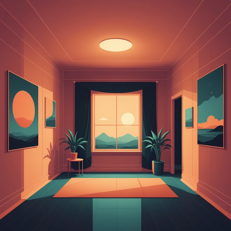 Echoes beyond silence features an emotive electric piano playing in a ghostly lounge setting, blending a sense of the unknown with profound reflective qualities, perfect for setting a mysterious or contemplative mood.