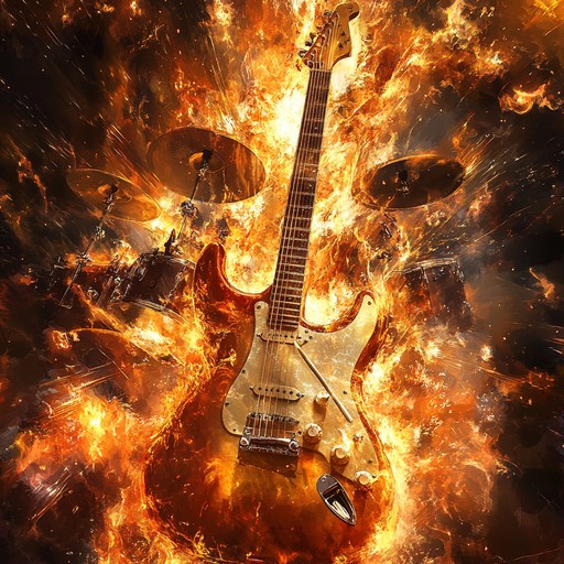 Unleash the force of molten metal with this vibrant track, featuring fierce guitar riffs, thunderous drum patterns, and electrifying solos to invigorate and energize listeners.