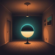 eerie echoes in a digital haze