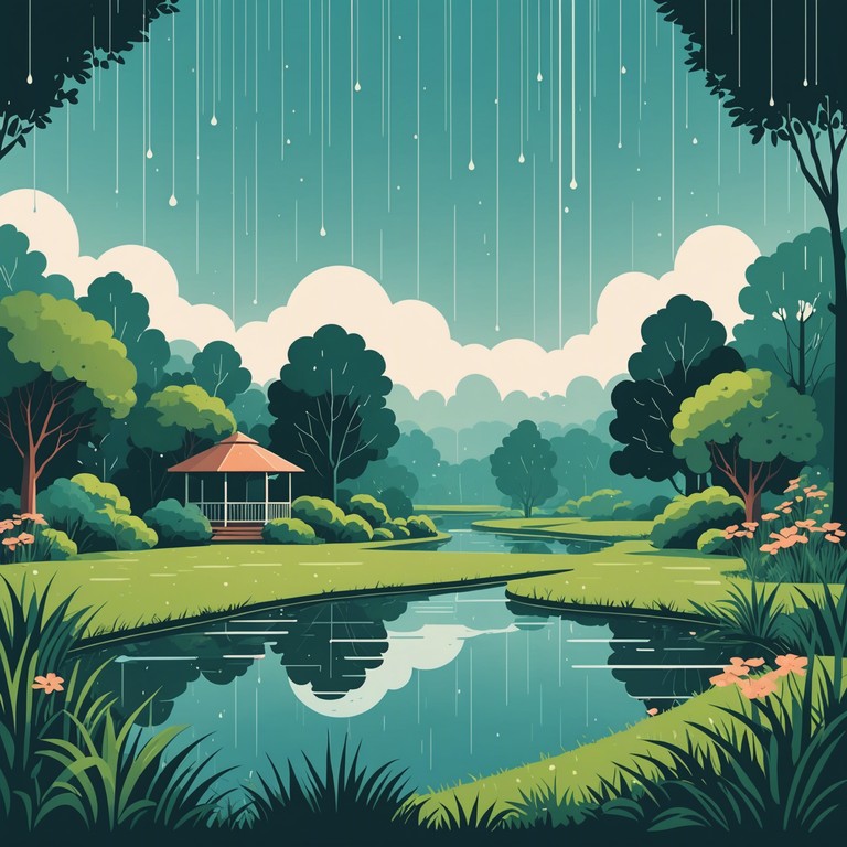 This composition captures the essence of a wistful, rainy evening, using traditional hindustani instruments to evoke feelings of longing and introspection. The track intertwines slow, melodic rhythms with the subtle dynamics of rain, creating an immersive auditory experience that transports the listener to a tranquil, reflective state.