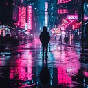 haunting synths weave through neon lit streets of despair.