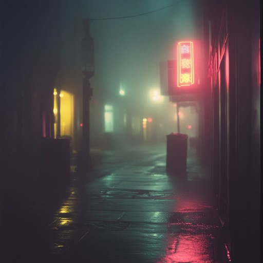 Imagine a late night journey through a foggy urban landscape, illuminated only by intermittent neon lights. The beats are like whispers, mixing with ambient synths to create an almost tangible atmosphere of mystery and introspection. The track invites you to lose yourself in the rhythm as the boundaries between the concrete city and the ether of sounds blur into one hypnotic experience.