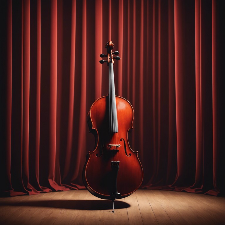 A composition that engages listeners by plunging them into the depths of romantic fervor, blending classical motifs with the expressive capabilities of a solo cello, creating a rich, evocative soundscape.