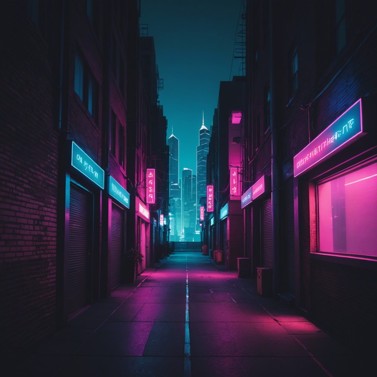 A musical journey through the heart of a city by night, with a focus on sensory rich experiences and a backdrop of skyscrapers under a starry sky; a soundtrack for those who find peace in the pulse of the urban night.