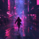 high energy synths drive through futuristic city's shadowy underworld