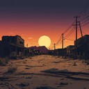 atmospheric melody capturing eerie desolation in western landscapes