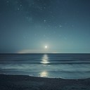 ethereal soundscape of tranquil starry ocean scene