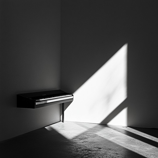 In a dimly lit room, the electric piano resonates with melancholic tones, echoing the whispers of forgotten souls, crafting an intimate and introspective piece that taps into deep emotions and hidden pasts.