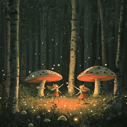 This playful elven dance party tune conjures images of mystical woodland festivities. Funky basslines and twinkling synths create a whimsical groove perfect for magical forest revelry.