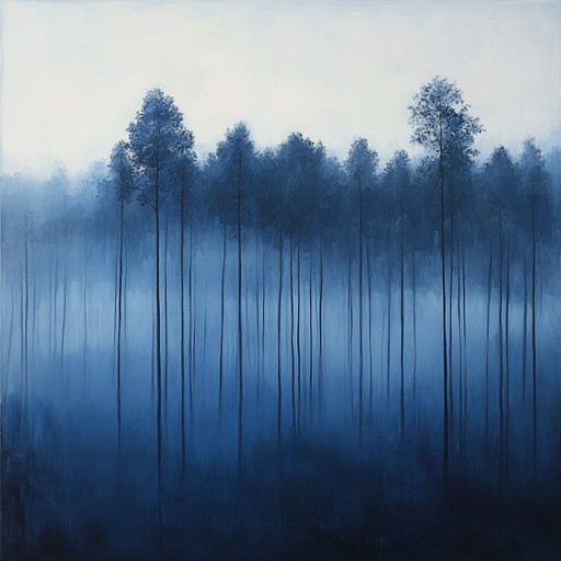 In this composition, lingering notes of a haunting violin emerge from the shadows, creating an atmosphere thick with mystery and suspense. The slow, deliberate pacing of the piece mirrors the cautious steps of an explorer in a fog laden forest at twilight, where shapes and sounds may be friend or foe.