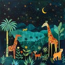 soothing lullaby with exotic jungle inspired sounds for children