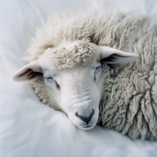 A gentle, soothing lullaby that evokes the peacefulness of a moonlit pasture. Soft, dreamy melodies drift through the air like fluffy clouds, as the sleepy sheep slowly nod off into a world of sweet dreams and starry skies. The music is filled with warmth and tenderness, wrapping the listener in a cozy blanket of tranquility.