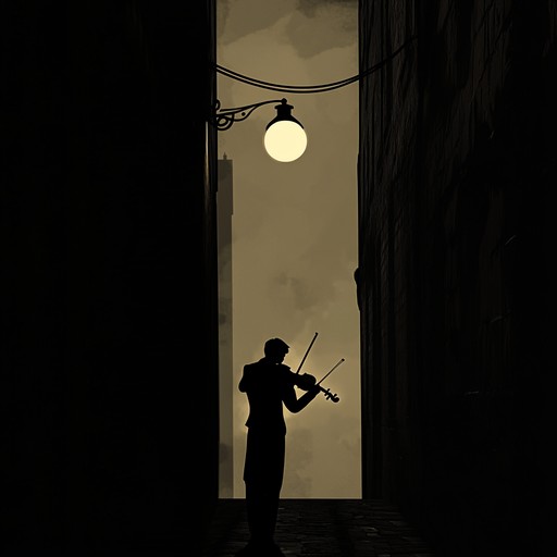 A dramatic instrumental opera composition that conveys the tension of empty alleys at night through powerful orchestration and suspenseful motifs.