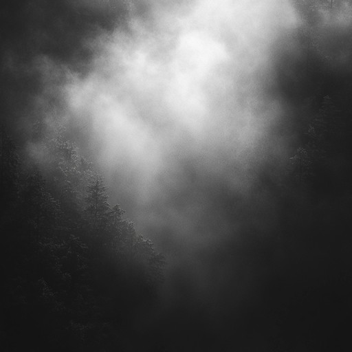 An ethereal journey through haunted woods, featuring haunting melodies and soft textures that evoke a sense of mysterious tranquility, as if the very air is infused with age old secrets and ghostly murmurs.