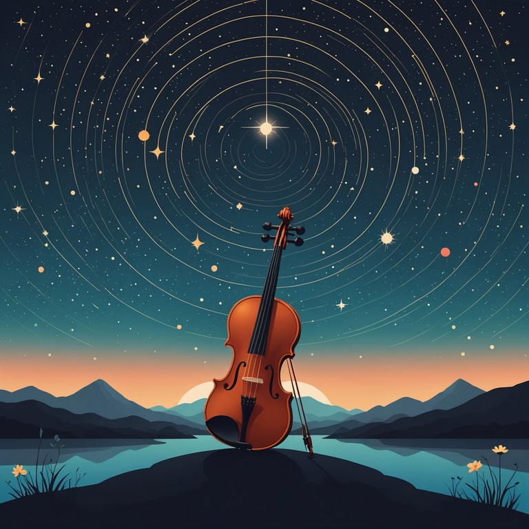 In this powerful composition, a string ensemble lays down a melancholic foundation interspersed with dramatic bursts from a full orchestra, creating a soundscape that feels both intimate and overwhelming. This piece bridges the gap between personal conflict and cosmic drama, encapsulating the feel of an epic narrative.