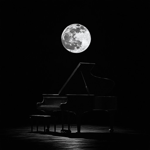 A solo piano composition that captures the loneliness and mystery of a quiet night under the moonlight, conveying deep emotions through sparse, minimal notes.