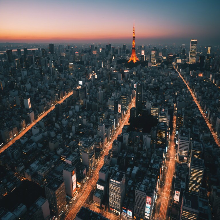 Envision a high octane musical venture that zooms through tokyo’s nightlife with electrifying synth melodies creating a soundscape that’s both intense and invigorating. This track mirrors the relentless pace and the futuristic appeal of tokyo, encapsulating a vibe that's hard to ignore.