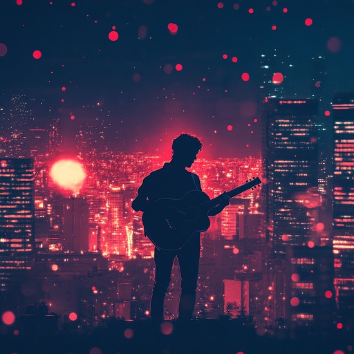 A heartwarming trap instrumental blending mellow beats and soft melodies, inspired by the tranquil ambiance of neon lit city nights, evoking feelings of warmth and reflection.