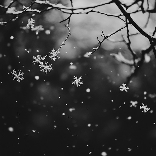 This track embodies the peace and haunting beauty of a frosty winter night, emphasizing the quiet and reverential atmosphere. The music evokes the feeling of standing alone in a snow covered field, with the stars glinting coldly above