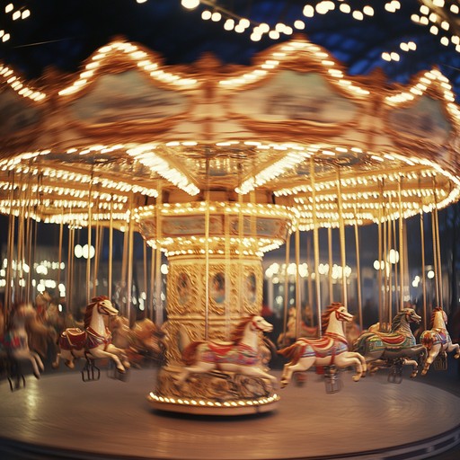 An enchanting instrumental piece that combines the whimsical sounds of a vintage carousel with magical, clockwork elements. The music invites listeners into a playful and dreamlike world, where mechanical creatures dance and twinkling lights shimmer in harmony. This composition features a delicate and intricate melody, evoking a sense of childlike wonder and fantastical adventure.