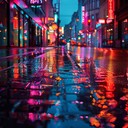 thoughtful melodies over ambient urban soundscapes, introspective undertones
