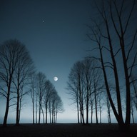 subtle sounds hint at unseen presences in darkness.