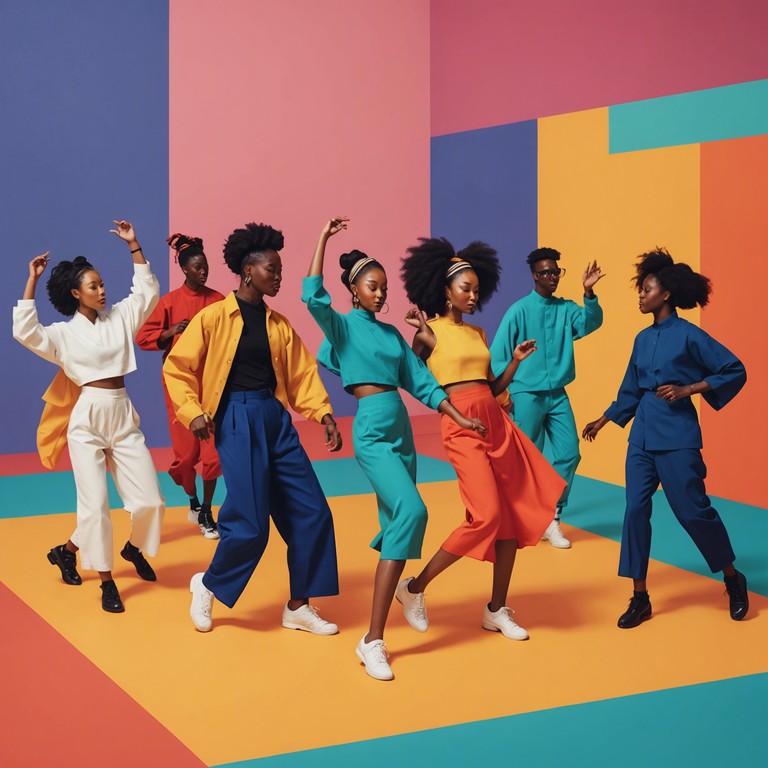 Imagine the bustling streets of seoul with a vibrant backdrop of lagos' percussion rhythms, as k pop idols collaborate with afrobeat artists to create a song that radiates joy and togetherness.