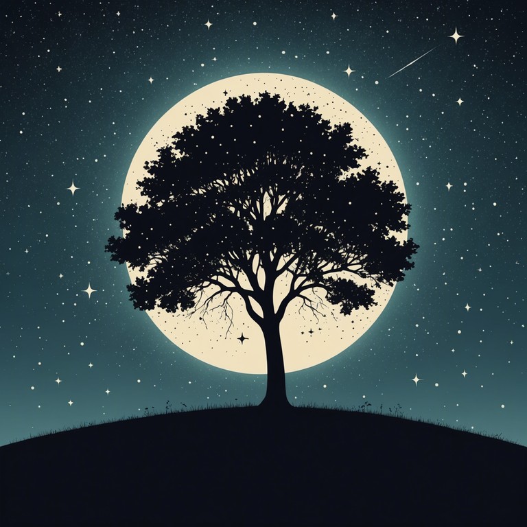 This composition captures the essence of a quiet night under a starlit sky, designed to lull the listener into a serene state of relaxation. The music slowly builds around a simple melody, conveying a sense of peace and timeless beauty. The use of minimal instrumentation makes the gentle dynamic even more soothing, ideal for relaxation or as a gentle lullaby to drift off to sleep.