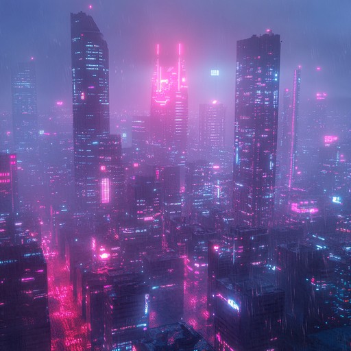 This composition merges ambient synths with a subtle mechanical beat, perfect for a solitary night stroll through a cyberpunk city, feeling the weight of nostalgia and reflection.