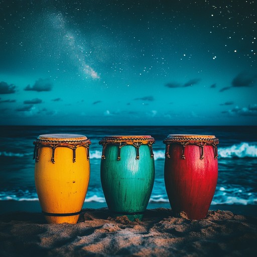 A lively and uplifting salsa instrumental that combines vibrant piano melodies with energetic rhythms, encouraging listeners to dance with passion and embrace their aspirations under the night sky.