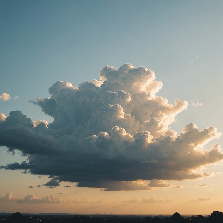 Imagine sitting on a sunlit field with a breeze gently passing through, the music resonates with this lightness and acts as a harmonic whisper equating to the soft communication of a serene sky.