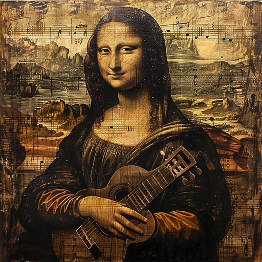 A mesmerizing musical journey that evokes the creative process and emotions behind leonardo da vinci's timeless masterpiece, the mona lisa. The composition blends delicate piano melodies with ethereal synthesizer pads, creating an atmosphere of mystery, introspection, and artistic expression.