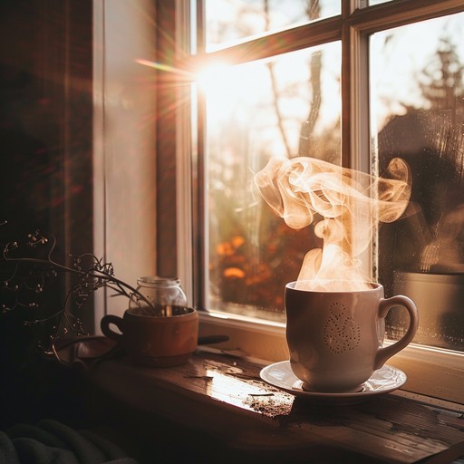 Imagine a sunny afternoon where you're sipping coffee at a cozy café. The soundscape features gentle beats, warm melodies, and ambient background noises that blend seamlessly to create a peaceful but stimulating atmosphere. The music is laid back, inviting listeners to relax while remaining energized, perfect for studying, reading, or creative work. Layered with subtle vinyl crackles and nature sounds, the track captures the essence of a perfect day spent outdoors, evoking memories of carefree moments and endless possibilities.