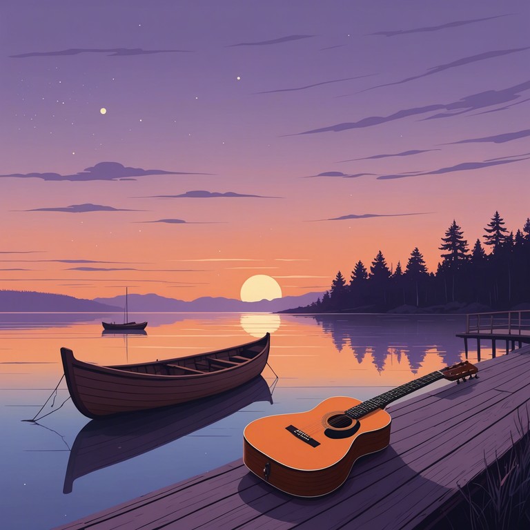 Imagine an instrumental track that encompasses the tranquil moments of twilight; each note and chord progression designed to soothe the soul and bring peace to the end of a bustling day.