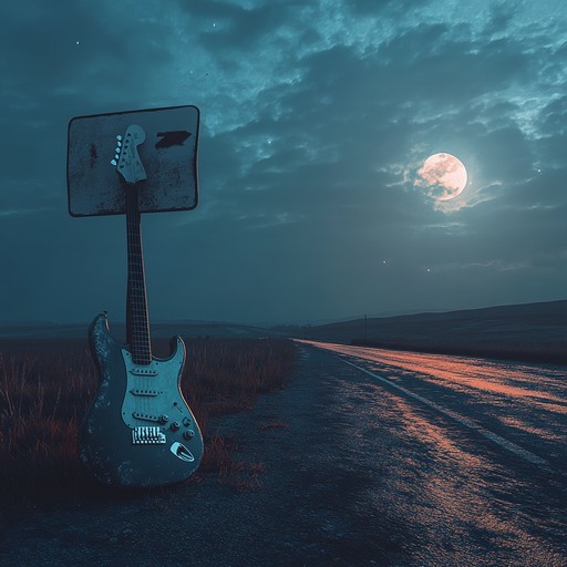 A captivating instrumental track that fuses hypnotic blues guitar riffs with steady rock rhythms, evoking the feeling of a solitary night drive through endless landscapes. The music transports listeners into a trance like state, blending soulful melodies with a reflective ambiance.