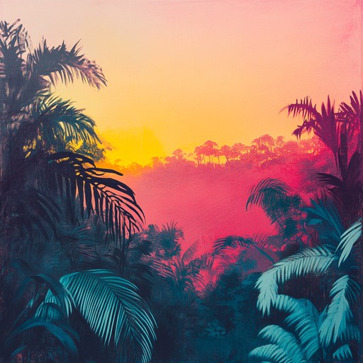 Start your day with energetic drum breaks, rapid basslines, and uplifting melodies that evoke the serenity and excitement of a sunrise in the jungle. Fast paced yet warm, it brings a sense of early morning tranquility paired with rhythmic intensity.