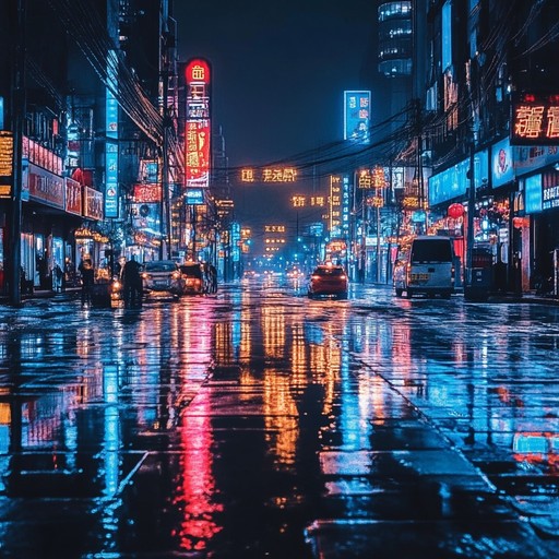 In this track, vintage synthesizer sounds are blended with contemporary minimalist influences to create a dreamy, neon drenched soundscape that feels like a journey through a futuristic city at night.