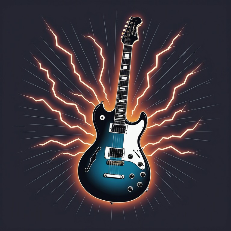 A high energy rock song featuring intense electric guitar solos, powerful drum lines, and driving bass rhythms. Designed to invigorate and energize with its fierce tempos and aggressive undertones, ideal for sports events or action heavy sequences.