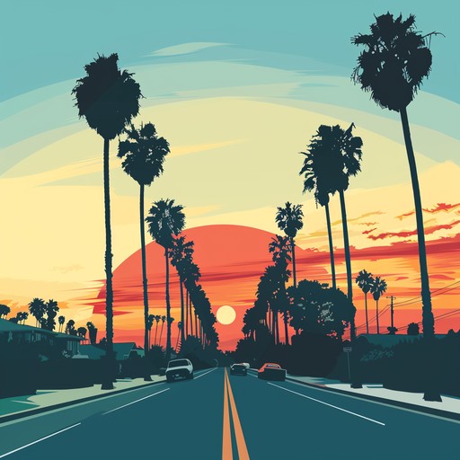 Feel the 90s nostalgia with warm synth pads and rhythmic drum loops in a track that captures the essence of cruising down sunset boulevard during a perfect summer sunset. This instrumental honors the laid-back yet groovy tone of the decade