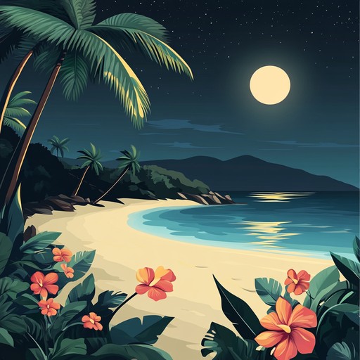 An enchanting blend of classical salsa rhythms and gentle dreamscapes that invokes a flowing dance beneath the starlit sky. Melodies and harmonies seamlessly blend, creating an atmosphere of romance under swaying palm trees and moonlight.